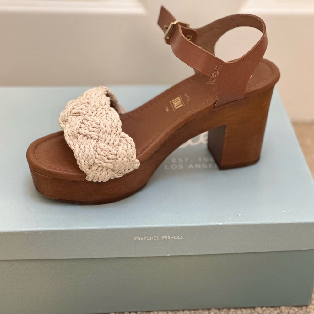 Seychelles Jump for Joy heeled sandal, size 6